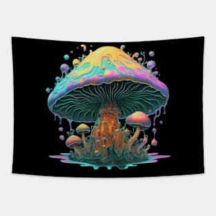 Space Magical Mushroom Tapestry