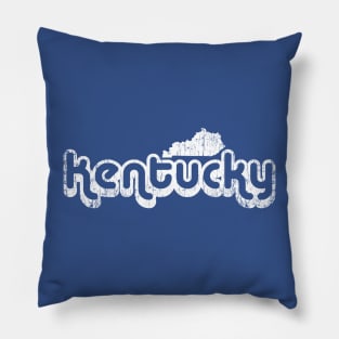 Kentucky Vintage 70's Font Pillow