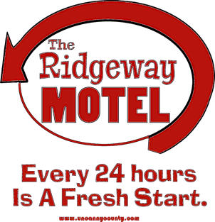 Ridgeway Motel - Red Logo Magnet