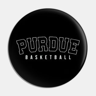 PURDUE Basketball Tribute - Basketball Purdure University Design Purdue Tribute - Basket Ball Player Pin