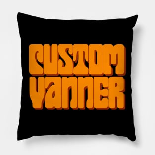 Custom Vanner (Vintage Orange) Pillow