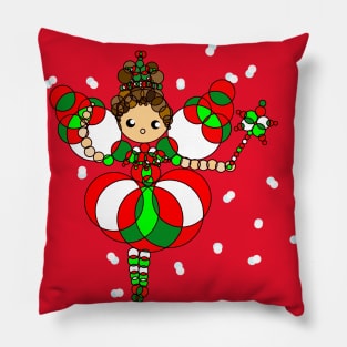 reina ada de navidad Pillow