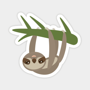 cute sloth, illustration Magnet