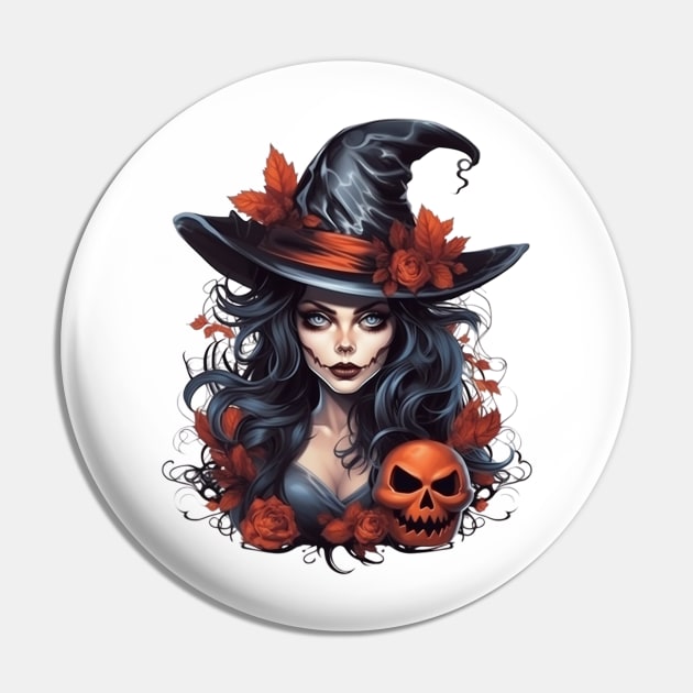 Beautiful Halloween Witch 2 Pin by Gypsykiss