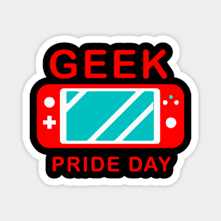 Funny Geek Pride Day With Emulator Game Magnet