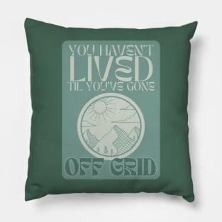 Off Grid Living Pillow