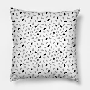 Black Gray Animal Pattern Pillow