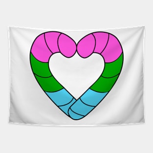 Candy Cane Pride Tapestry