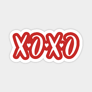 XOXO Tiny Hearts Valentine's Day Magnet