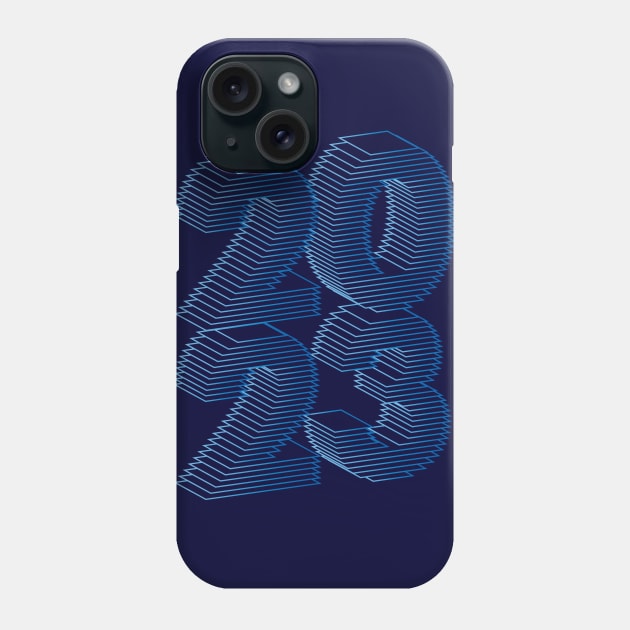 2023 blue streak Phone Case by MplusC