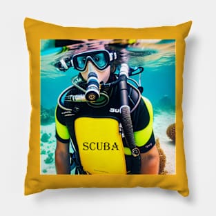 SCUBA,SEA,DİVİNG Pillow