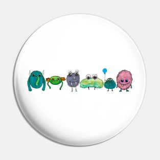 Monster Family Pin