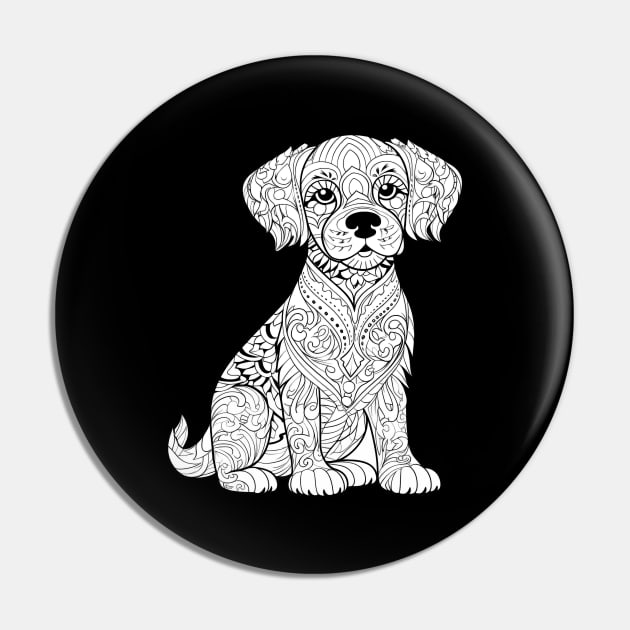 Mutt Mandala Pin by rezahardan