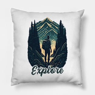 Explore Hiking Lover Pillow