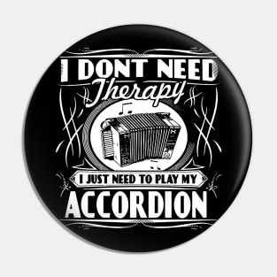 Accordion Therapy Pin