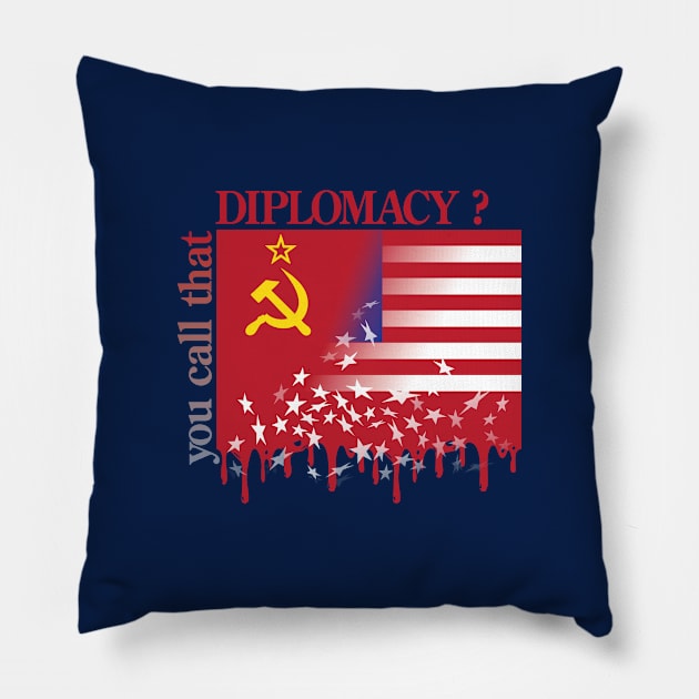 the art of DIPLOMACY? Pillow by DDGraphits