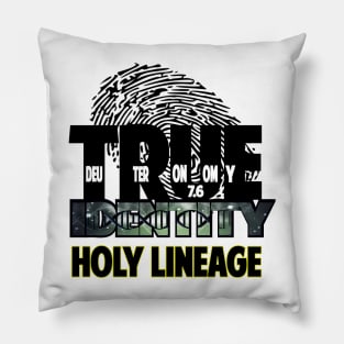 Deuteronomy 7:6 True Identity Holy Lineage ((Version 2 lighter background version)) Sons of Thunder Pillow