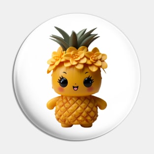 Cute Kawaii Baby Pineapple Girl Pin