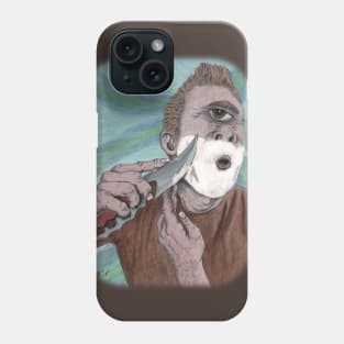 Cyclops Knife Shaving Fantasy Art Phone Case