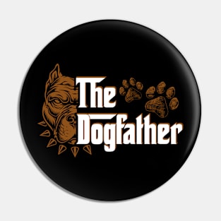 Dog Father Funny Dad Daddy Papa Pops Fathers Day Pin