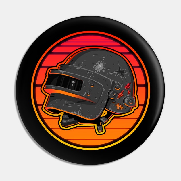 PUBG T Shirt Pin by Ravenseye