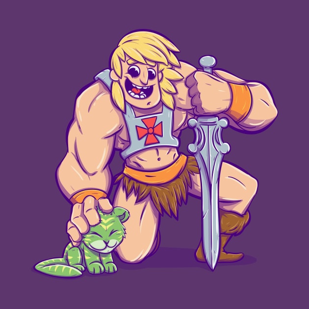 He Man and cringer by RobotBunny