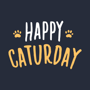 Happy Caturday - Best Gift for cats lovers T-Shirt