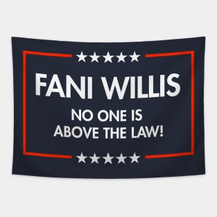 Fani Willis - No One is Above the Law (blue) Tapestry