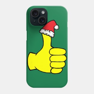 Thumbs Up Santa Hat Phone Case