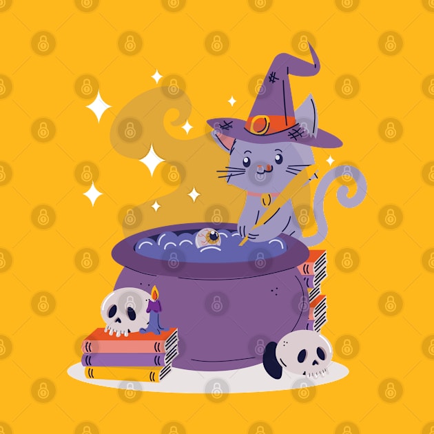 Kitty Cauldron by machmigo