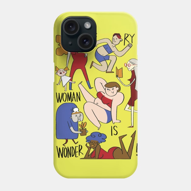 Wonder WomEN Phone Case by GiuliaM