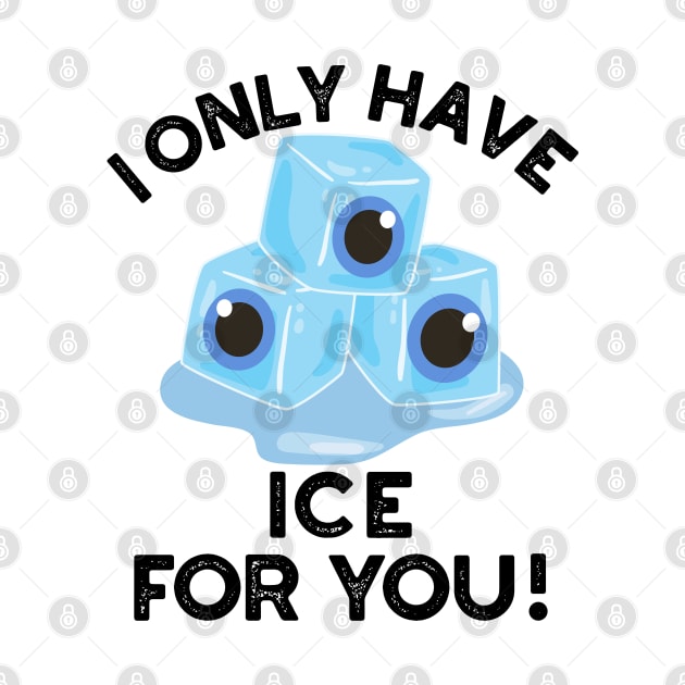 I Only Have Ice For You Cute Eye Pun by punnybone