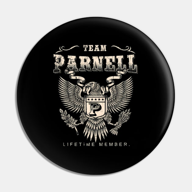 Team Parnell Lifetime Member Last Pin by Ro Go Dan