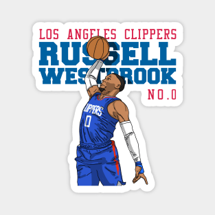 Russell Westbrook Comic Style Magnet