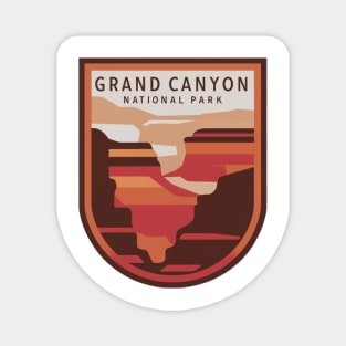 Grand Canyon National Park Travel Emblem Magnet