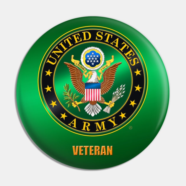 U.S. Army Veteran Pin by robophoto