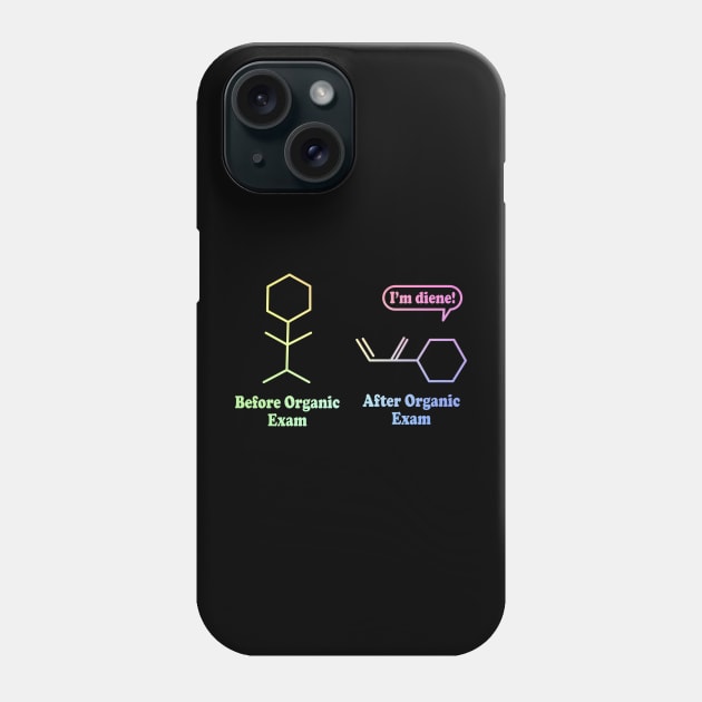 Help Me, I'm Diene !!! Chemistry Joke Phone Case by ScienceCorner