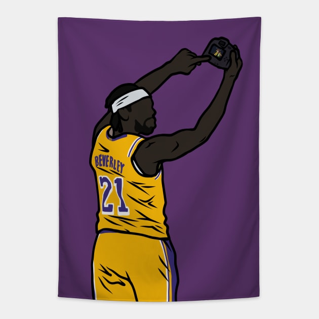 Pat Bev and His Camera vs the Ref Tapestry by rattraptees