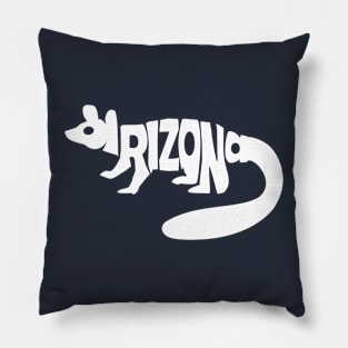 Ringtail, Arizona (white) Pillow