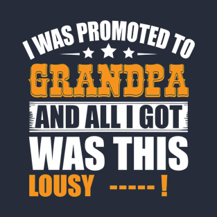 I was promoted to grandpa and all I got was this lousy... T-Shirt