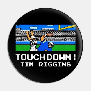 Tecmo Tim Riggins Touchdown Pin