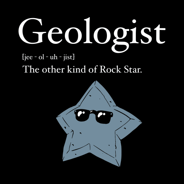 Geology T Shirt I Rock Star stone by biNutz