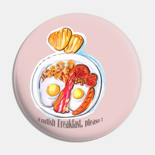 English breakfast Pin