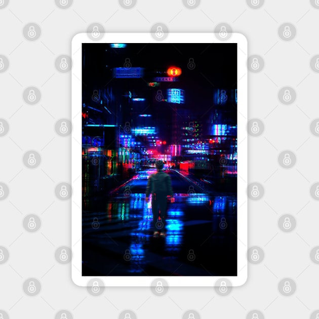 Blurred Reality Magnet by tjimageart