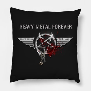 Heavy Metal Forever Pillow