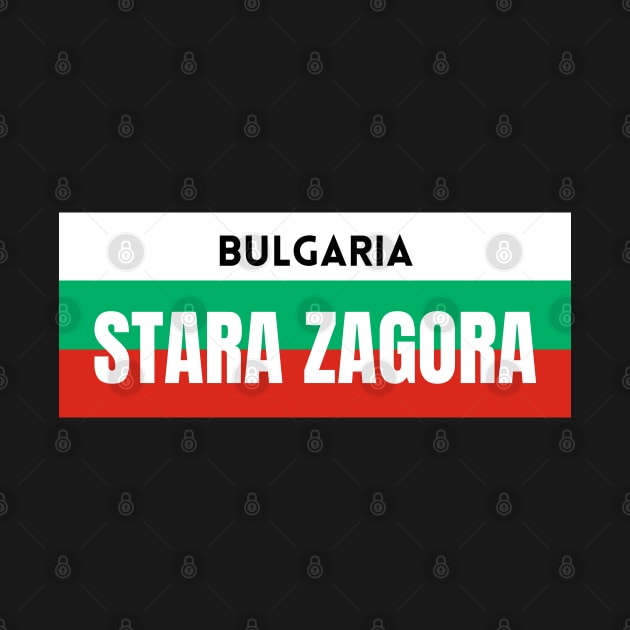 Stara Zagora City in Bulgarian Flag by aybe7elf