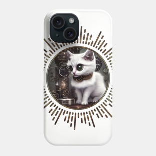 Little steampunk cat Phone Case