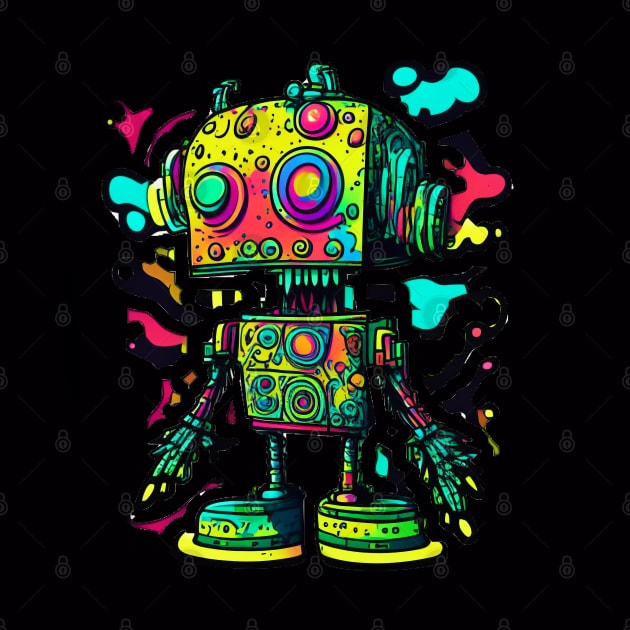 PSYCHEDELIC ACID ROBOT #2 by RickTurner