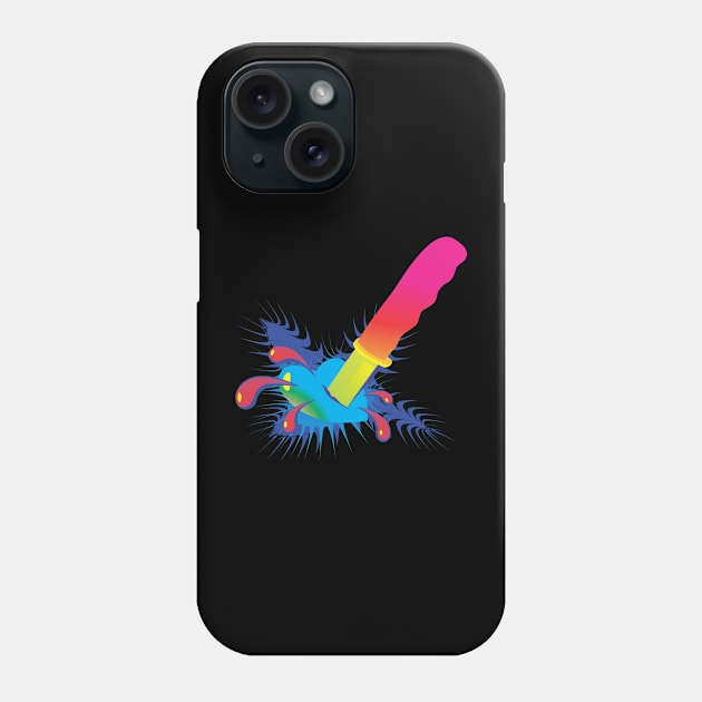 3-D Right Through the Heart Phone Case by Norwood Designs