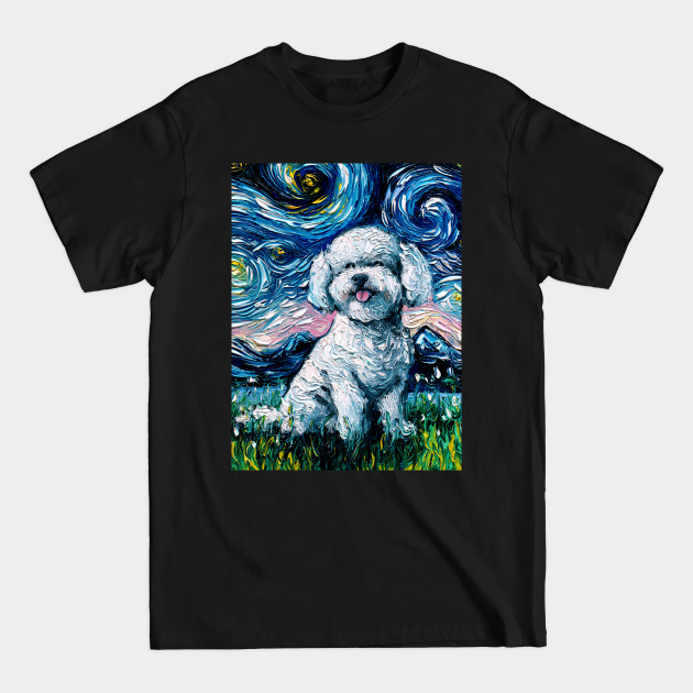 Discover Bichon Frise Night - Bichon Frise - T-Shirt